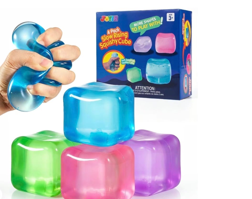 Squishy Cube 4-Pack view 2
